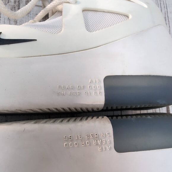 Nike Fear of God 1 Sail 2019 Men Size 12 - Picture 7 of 9